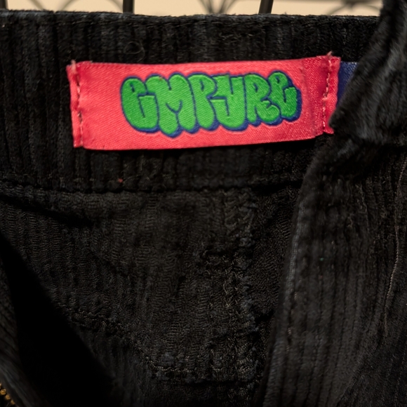 Empyre Loose Fit Black Corduroy Skate Pants - Y2K Baggy Style - Men's 9 - Picture 2 of 7